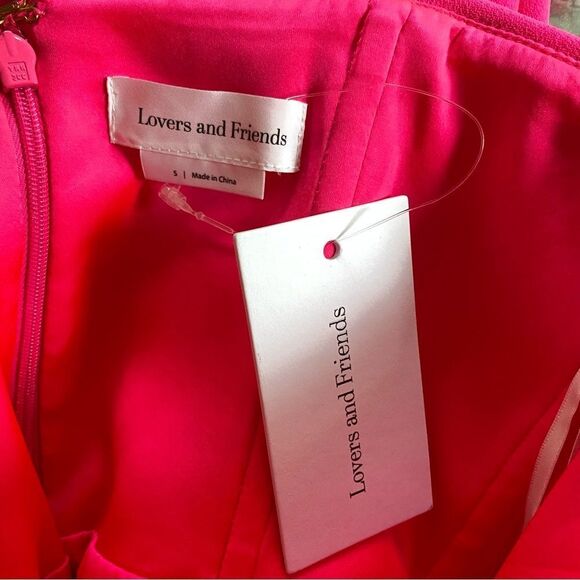 Lovers + Friends Serena Gown Electric Pink
Strapless Sheath dress Revolve NWT S - Picture 9 of 9